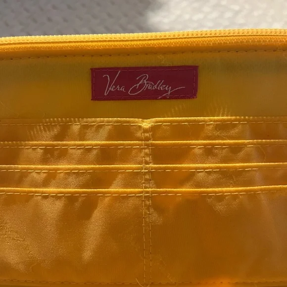 Floral Yellow and Pink Women's Clutch/Wristlet - Picture 8 of 8